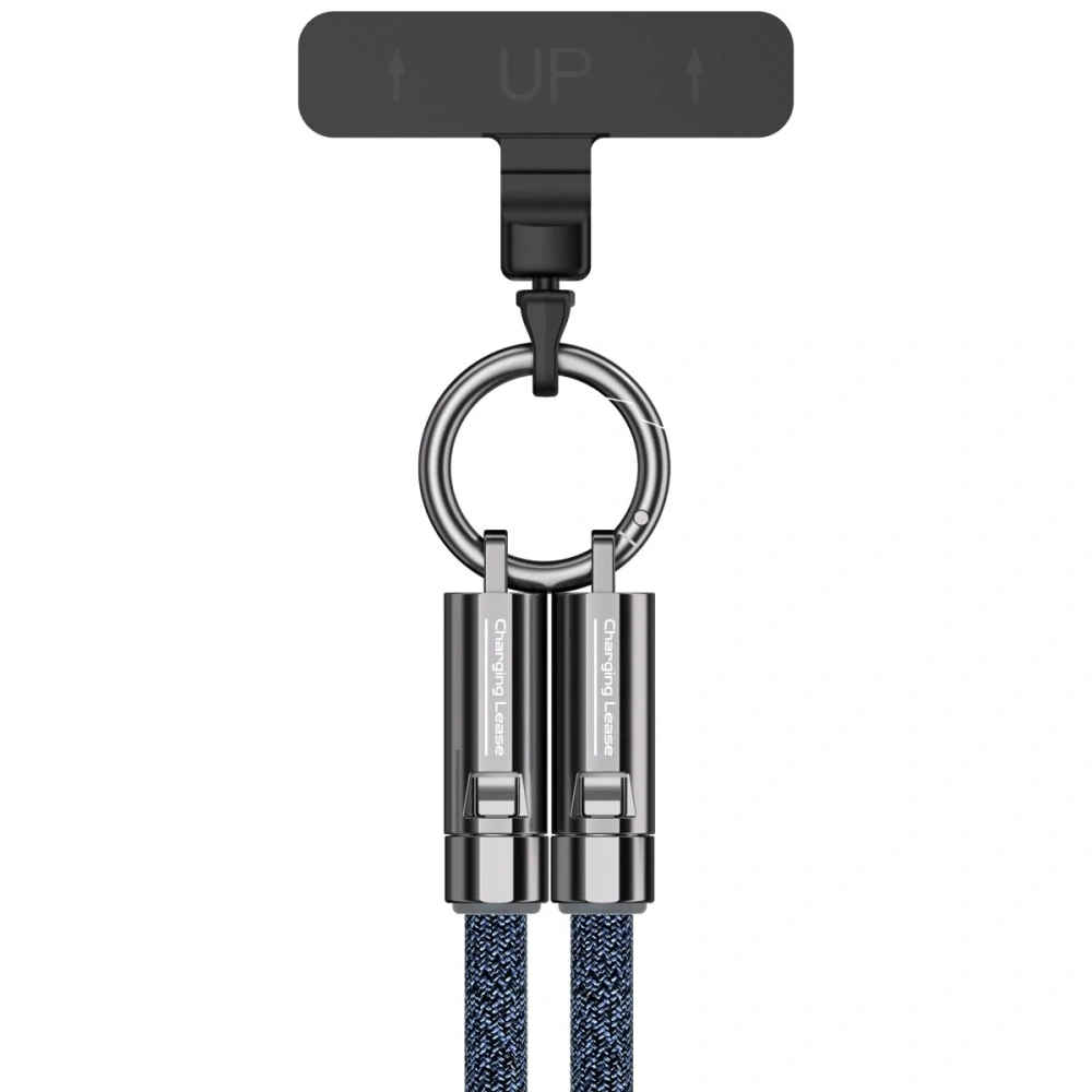 Poutko na mobil USB-C - Modro/Černé