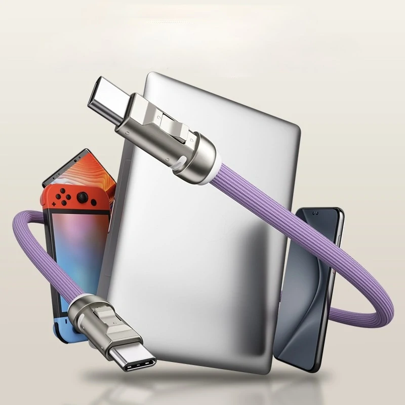 Crossbody popruh na mobil USB-C - Růžový